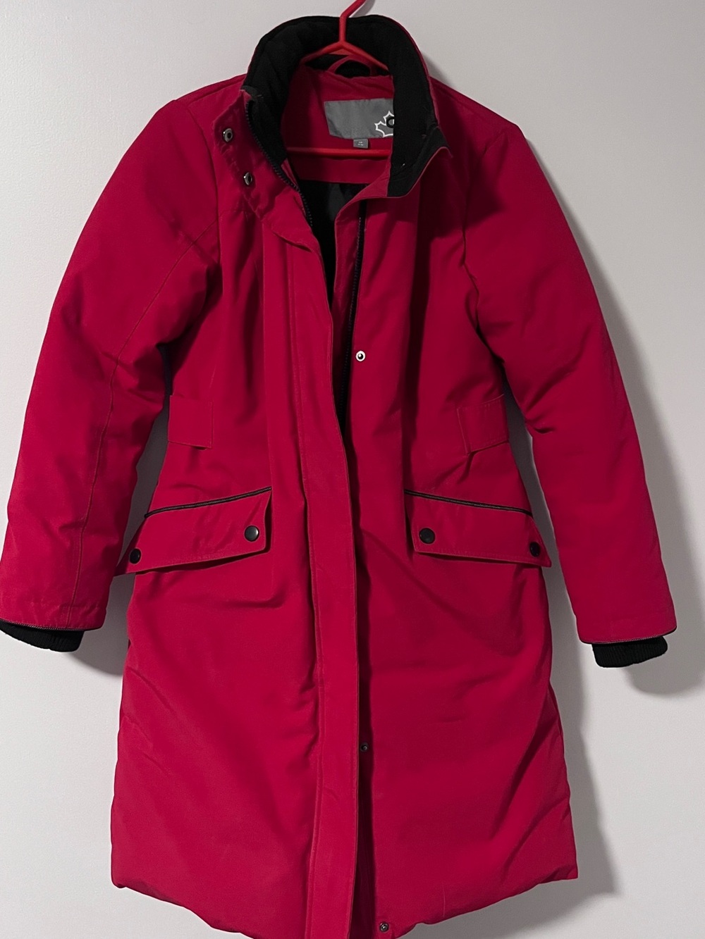 Women’s Red Long Winter Coat - sears